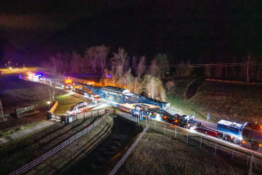 Trafotransport Umspannwerk Matrei